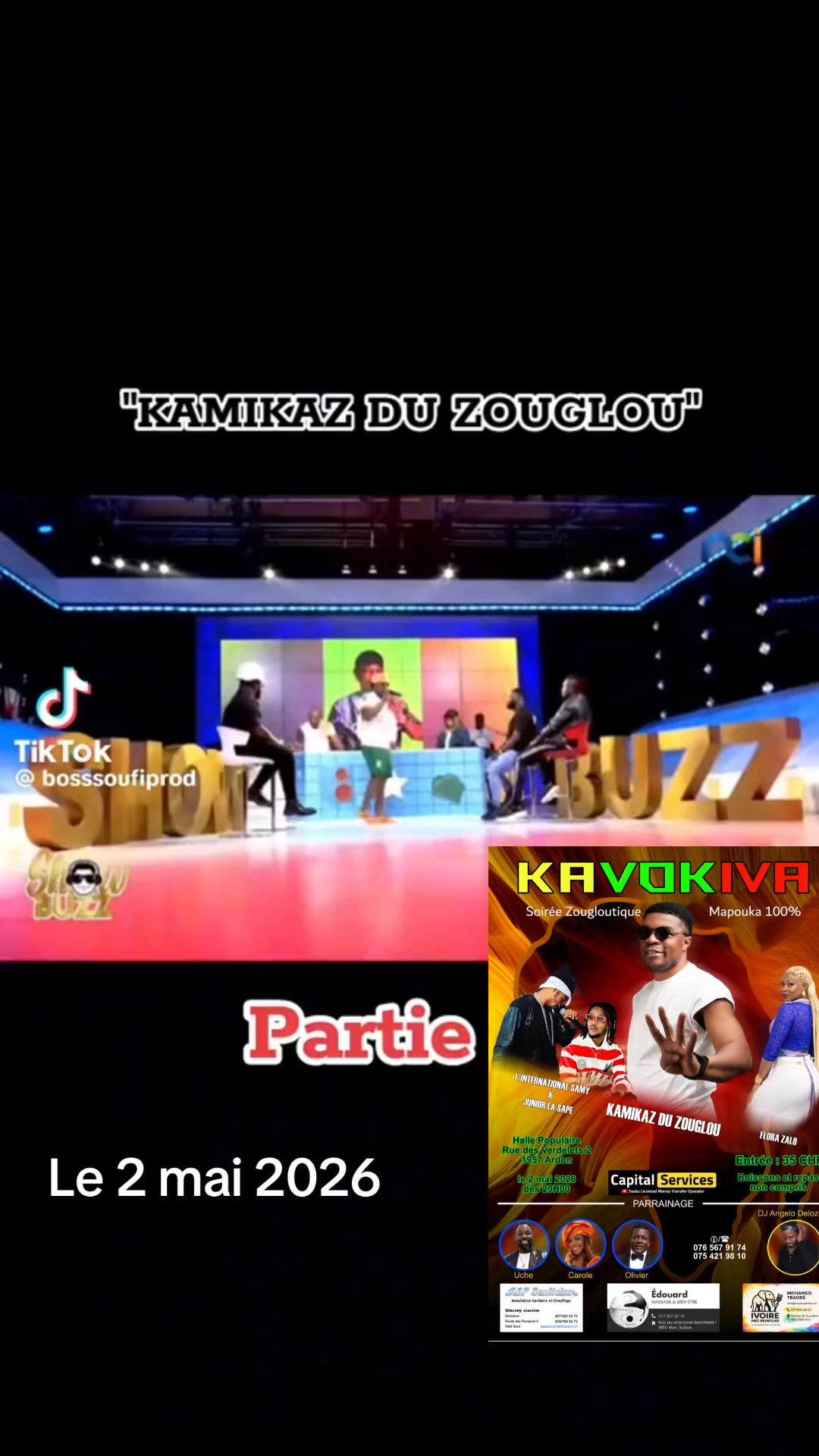 Allons soutenir notre frère et fils 💃🏾🕺🏾🍀
